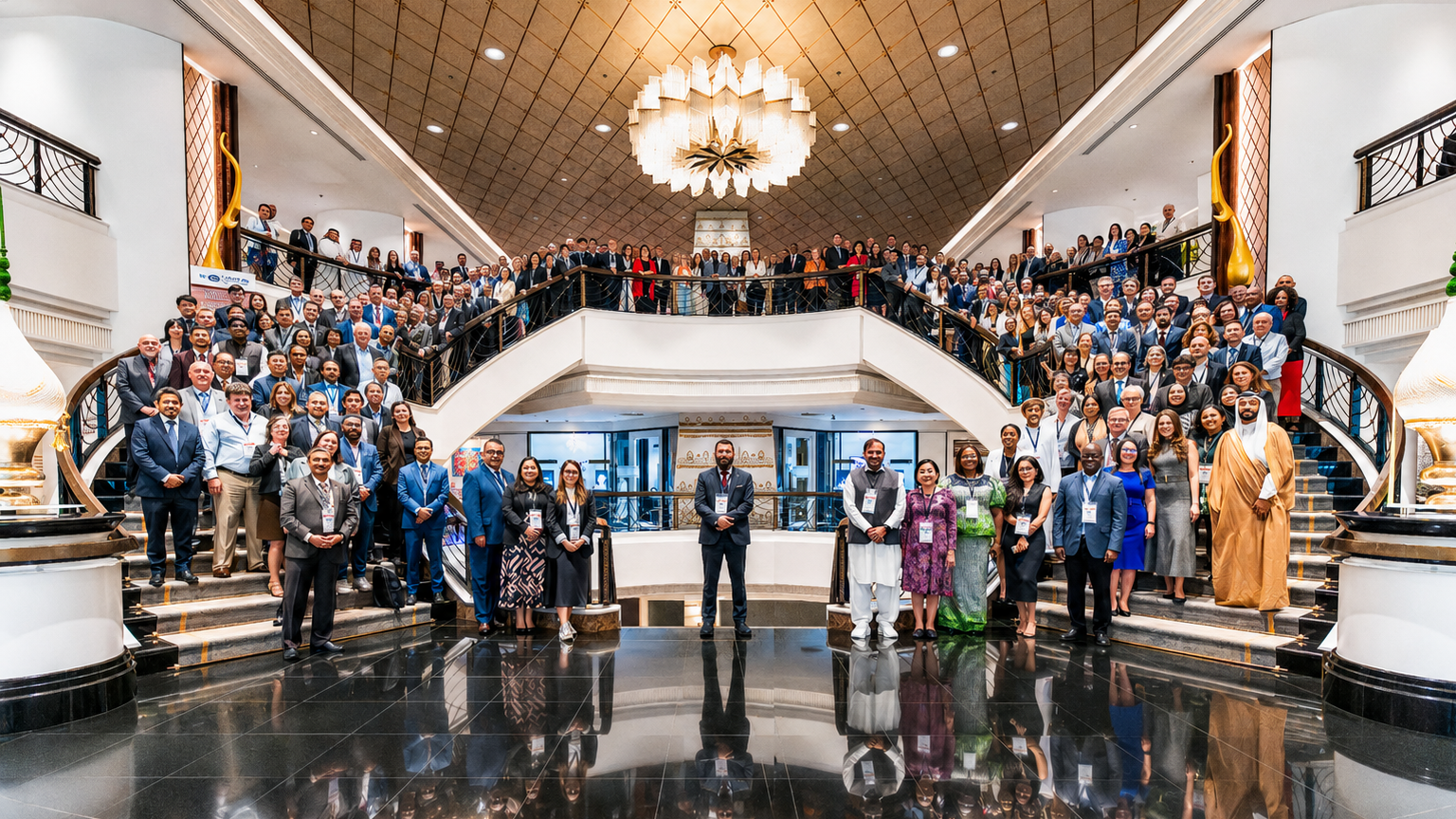 International accreditation community gathered at a global meeting